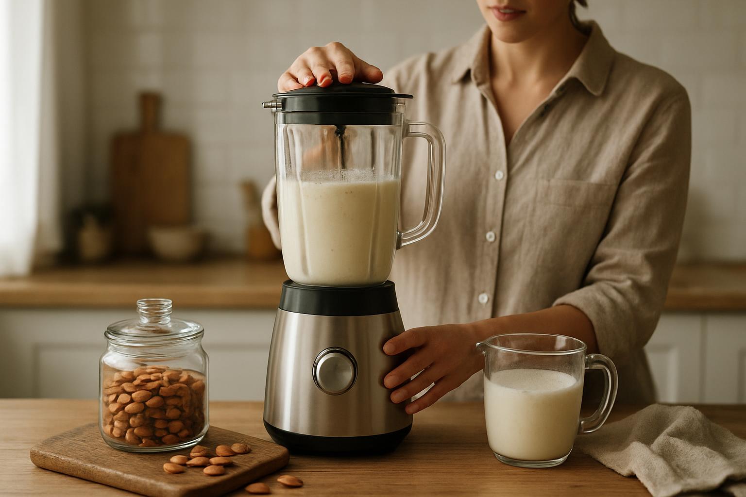 Tutoriel : votre premier lait d'amande en 5 minutes chrono
