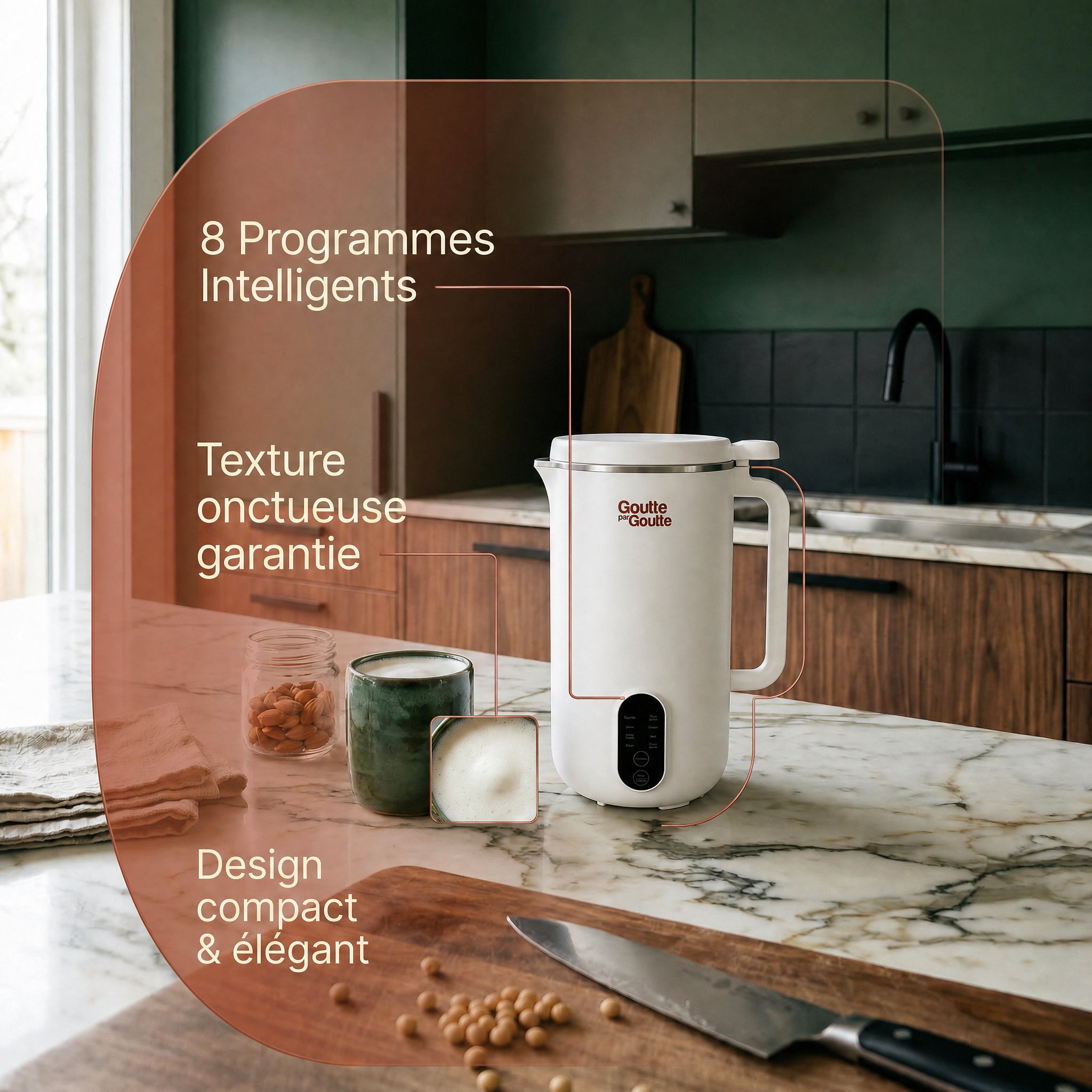 Machine à lait végétal maison